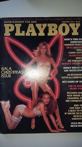 US Playboy Magazin December 1976 Zeitschrift Original Ausgabe USA 12/1976 Karen Hafter O.J. Simpson