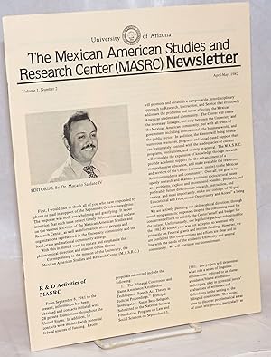 Seller image for The Mexican American Studies and Research Center (MASRC) Newsletter: vol. 1, #2, April-May 1982 for sale by Bolerium Books Inc.