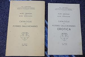 Musée Céramique de la Reine Bérengère Catalogue des Poteries Gallo-Romaines Le Mans 1939-1946