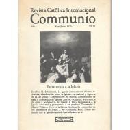 REVISTA CATÓLICA INTERNACIONAL COMMUNIO III/79 Mayo/Junio