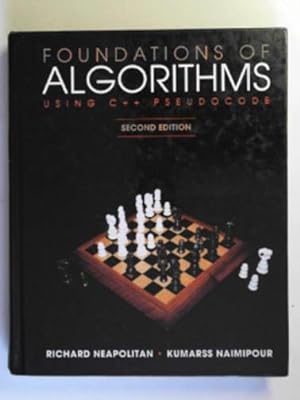 Imagen del vendedor de Foundations of algorithms using C++ Pseudocode a la venta por Cotswold Internet Books