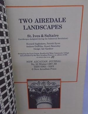 Imagen del vendedor de Two Airedale Landscapes St Ives & Saltaire a la venta por Juniper Books