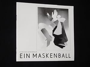 Seller image for Programmheft Komische Oper Berlin 1976/77. EIN MASKENBALL von Verdi. Musikal. Ltg.: Joachim Willert, Insz.: Wolfgang Kersten, Bhnenbild: Reinhart Zimmermann, Kostme: Eleonore Kleiber. Mit Gnter Neumann, Wilfried Schaal, Els Bolkestein, Horst Dieter Kaschel, Alfred Wroblewski, Magdalena Falewicz, Ute Trekel-Burckhardt for sale by Fast alles Theater! Antiquariat fr die darstellenden Knste