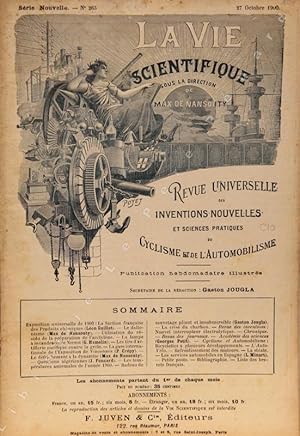 Imagen del vendedor de La Vie Scientifique, Revue Universelle des Inventions Nouvelles et Sciences Pratiques du Cyclisme et de l'Automobilisme, n265 a la venta por Librairie-Bouquinerie Le Pre Pnard