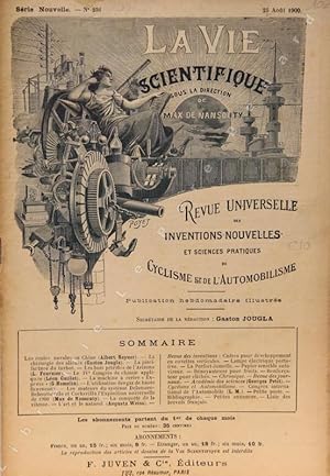 Bild des Verkufers fr La Vie Scientifique, Revue Universelle des Inventions Nouvelles et Sciences Pratiques du Cyclisme et de l'Automobilisme, n256 zum Verkauf von Librairie-Bouquinerie Le Pre Pnard