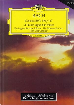 Imagen del vendedor de BACH. CANTATAS BWV 140 Y 147. LA PASIN SEGN SAN MATEO a la venta por Librera Vobiscum