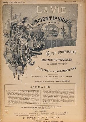 Bild des Verkufers fr La Vie Scientifique, Revue Universelle des Inventions Nouvelles et Sciences Pratiques du Cyclisme et de l'Automobilisme, n266 zum Verkauf von Librairie-Bouquinerie Le Pre Pnard