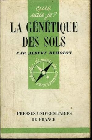 Seller image for Que sais-je? N 352 La gntique des sols for sale by Le-Livre