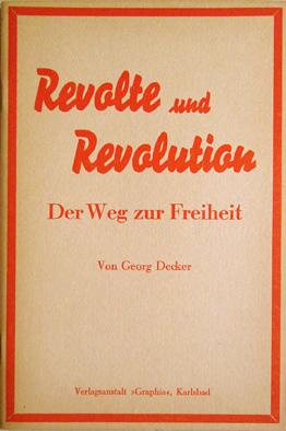 Revolte und Revolution. Der Weg zur Freiheit. (= Probleme des Sozialismus. Sozialdemokratische Sc...