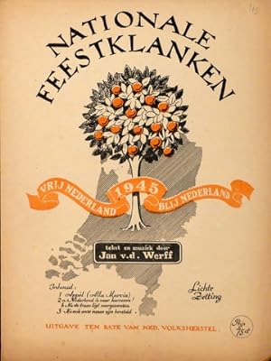 Seller image for Nationale feestklanken. Vrij Nederland 1945 Blij Nederland. Lichte zetting. for sale by Paul van Kuik Antiquarian Music