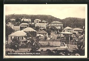 Postcard St. Thomas / V. I., Governor`s House