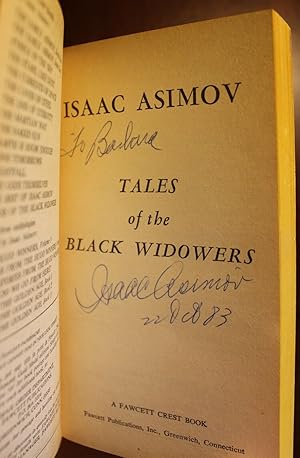 Immagine del venditore per Tales of the Black Widowers SIGNED venduto da Ernestoic Books