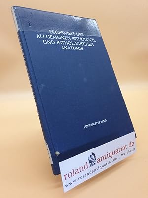 Seller image for Ergebnisse der allgemeinen Pathologie und pathologischen Anatomie for sale by Roland Antiquariat UG haftungsbeschrnkt