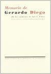 Imagen del vendedor de Luis . Pier.Memoria de Gerardo Diego a la venta por AG Library