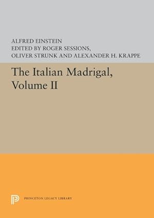 Immagine del venditore per Italian Madrigal venduto da GreatBookPrices