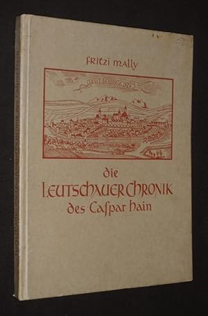Seller image for Die Leutschauer Chronik des Caspar Hain for sale by Abraxas-libris