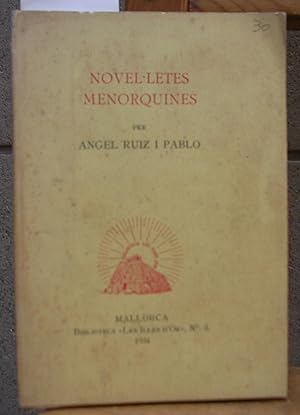 Imagen del vendedor de NOVEL.LETES MENORQUINES a la venta por LLIBRES del SENDERI