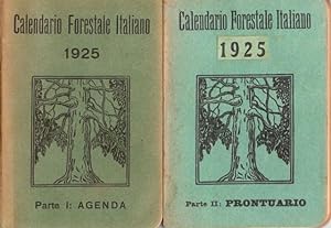 Calendario forestale italiano 1925. Parte I Agenda. Parte II Prontuario.