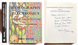 Robert Venturi Iconography and electronics upon a generic architecture The MIT Press 1996Autografo