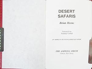 Imagen del vendedor de Desert Safaris a la venta por Trophy Room Books