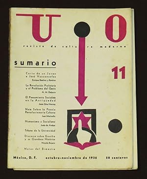 U.O. Revista De Cultura Moderna. Num. 11, Octubre - Noviembre de 1936