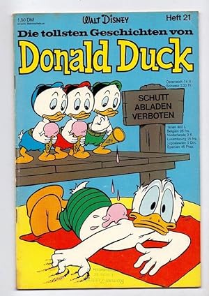 Bild des Verkufers fr Die tollsten Geschichten von Donald Duck, Heft 21. zum Verkauf von Kunze, Gernot, Versandantiquariat
