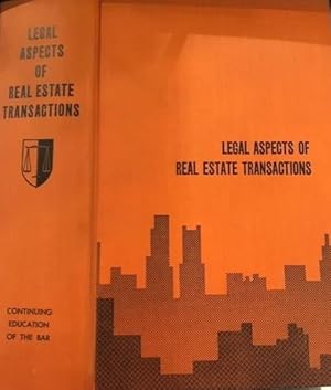 Seller image for Legal Aspects of Real Estate Transactions for sale by Alplaus Books