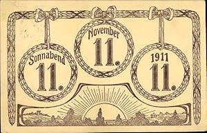 Image du vendeur pour Ansichtskarte / Postkarte Datum Sonnabend 11. November 1911 mis en vente par akpool GmbH