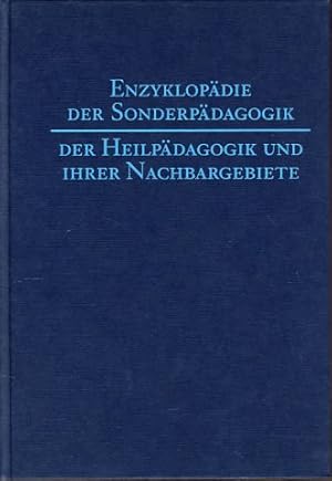 Immagine del venditore per Enzyklopdie der Sonderpdagogik, der Heilpdagogik und ihrer Nachbargebiete. [originalverschweit] Unter Mitarb. von 114 namhaften Fachleuten. venduto da Fundus-Online GbR Borkert Schwarz Zerfa