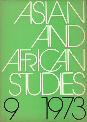 Bild des Verkufers fr Asian and African Studies. IX, 1973. Department of Oriental Studies of the Slovak Academy of Sciences, Bratislava. zum Verkauf von Antiquariat Carl Wegner