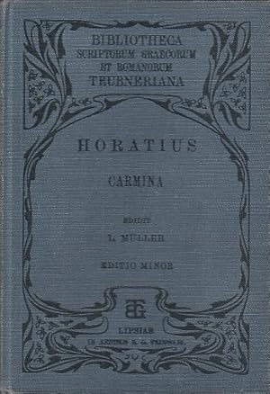 Carmina Quintus Horatius Flaccus; tertium recogn. Lvcianvs Mveller ; Ed. stereotypa minor ; Bibli...