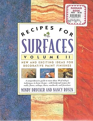 Seller image for Recipes for Surfaces, Volume II for sale by Cher Bibler