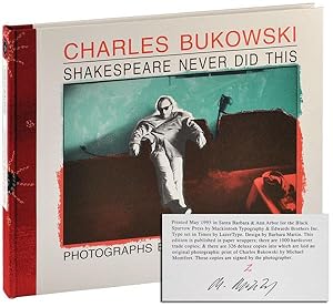 SHAKESPEARE NEVER DID THIS - DELUXE ISSUE, SIGNED
