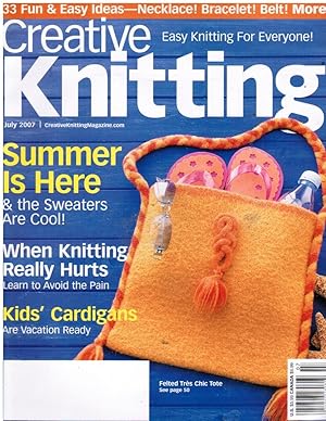 Immagine del venditore per Creative Knitting: July 2007 venduto da Bookshop Baltimore