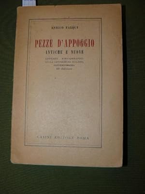 Pezze d'appoggio antiche e nuove. Appunti bibliografici sulla letteratura italiana contemporanea....