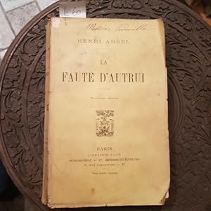 La faute d'autrui