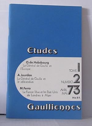 Immagine del venditore per tudes Gaulliennes Numro 2 venduto da Librairie Albert-Etienne