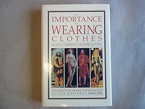 Imagen del vendedor de The Importance of Wearing Clothes a la venta por Carmarthenshire Rare Books