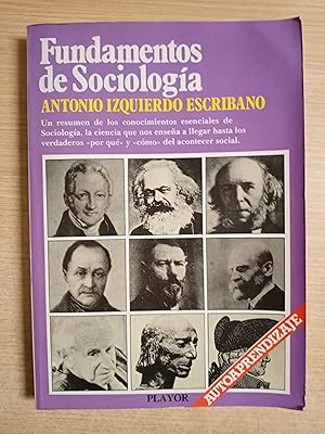 Imagen del vendedor de FUNDAMENTOS DE SOCIOLOGIA - Autoaprendizaje a la venta por Gibbon Libreria