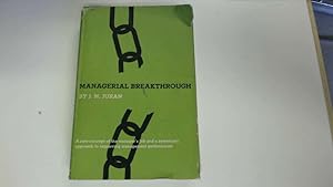 Seller image for Managerial breakthrough: A new concept of the manager's job for sale by Goldstone Rare Books