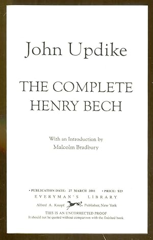 Seller image for The Complete Henry Bech for sale by Dearly Departed Books