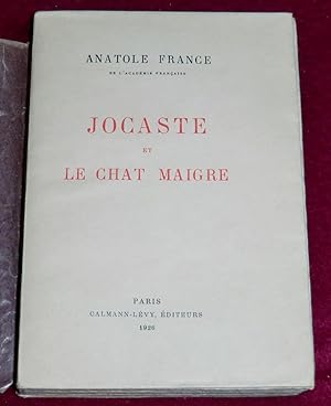 Bild des Verkufers fr JOCASTE ET LE CHAT MAIGRE zum Verkauf von LE BOUQUINISTE
