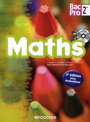 mathématiques ; 2nde bac pro ; livre avec évaluations (2e édition)