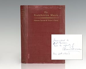 Seller image for The Prohibition Mania: A Reply to Professor Irving Fisher and Others for sale by Raptis Rare Books