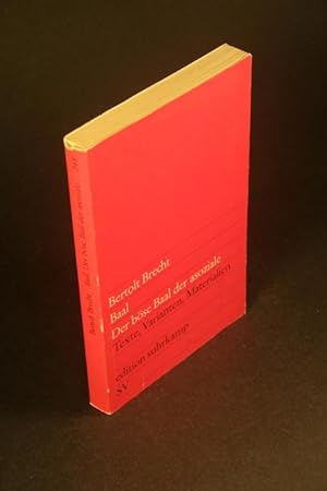 Seller image for Baal : Der bse Baal der asoziale : Texte, Varianten, Materialien. Kritisch ediert und kommentiert von Dieter Schmidt for sale by Steven Wolfe Books