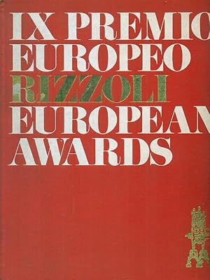 IX premio Europeo Rizzoli European awards