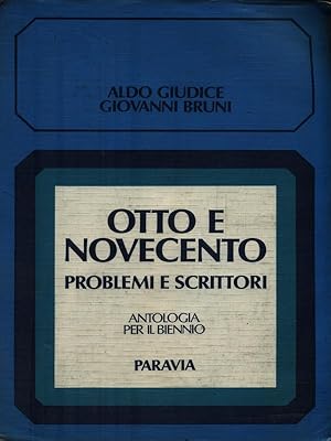 Bild des Verkufers fr Otto e Novecento. Problemi e scrittori - Antologia per il biennio zum Verkauf von Librodifaccia