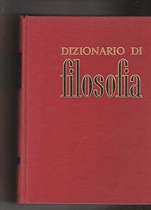 Seller image for Dizionario di filosofia. for sale by Libreria Gull
