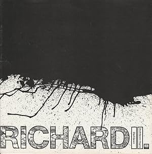 Seller image for Programmheft RICHARD II. Schauspiel von William Shakespeare Premiere 20. September 1979 Spielzeit 1979 / 80 for sale by Programmhefte24 Schauspiel und Musiktheater der letzten 150 Jahre