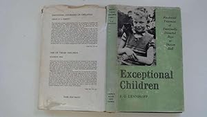 Seller image for Exceptional children: Residential treatment of emotionally disturbed boys at Shotton Hall for sale by Goldstone Rare Books